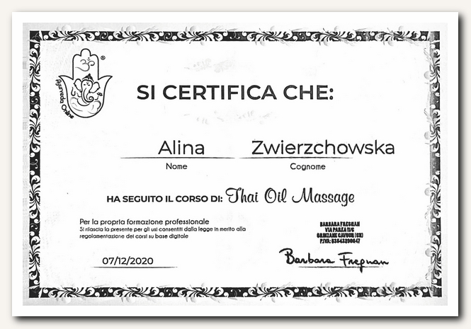 Thai Oil Massage